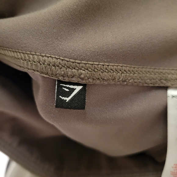 Gym Shark dreamy mesh leggings in Khaki - Picture 8 of 8